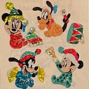 2/$20 mix match 1995 Disney Babies Sandylion Christmas Babies Band Sticker New